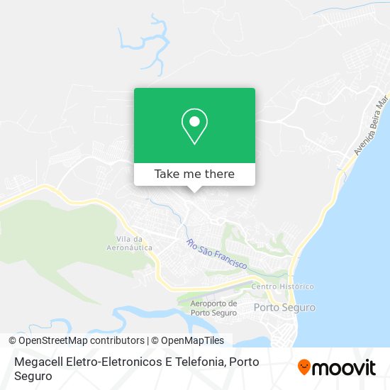 Megacell Eletro-Eletronicos E Telefonia map
