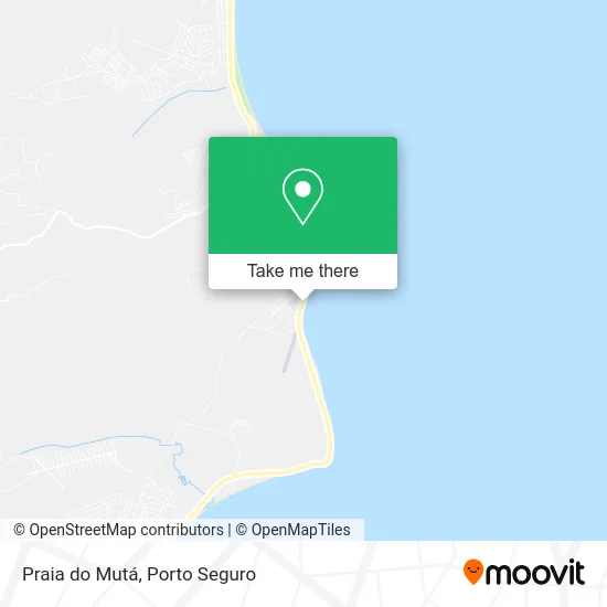 Praia do Mutá map