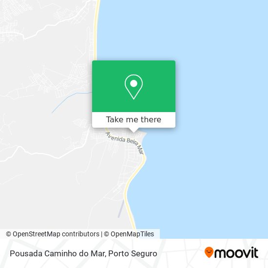 Pousada Caminho do Mar map