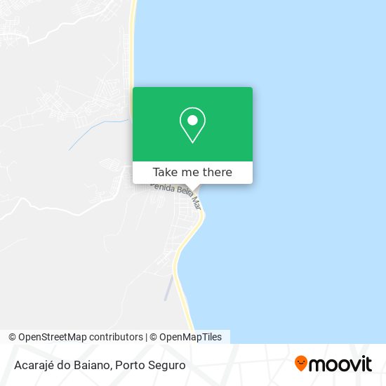 Acarajé do Baiano map
