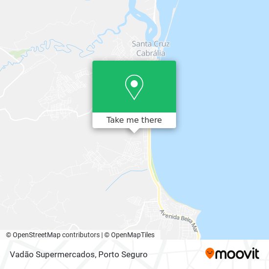 Vadão Supermercados map