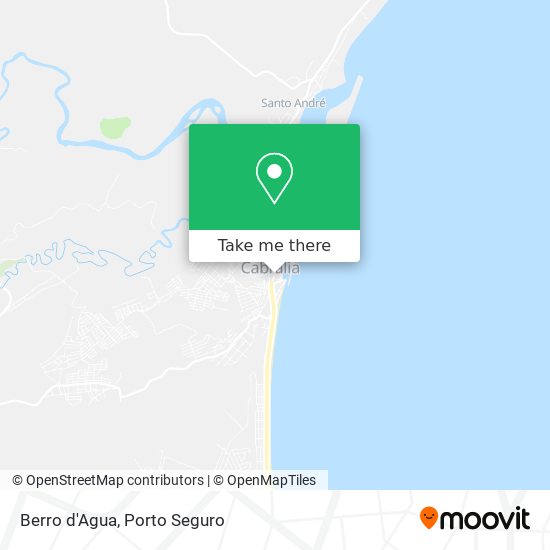 Berro d'Agua map