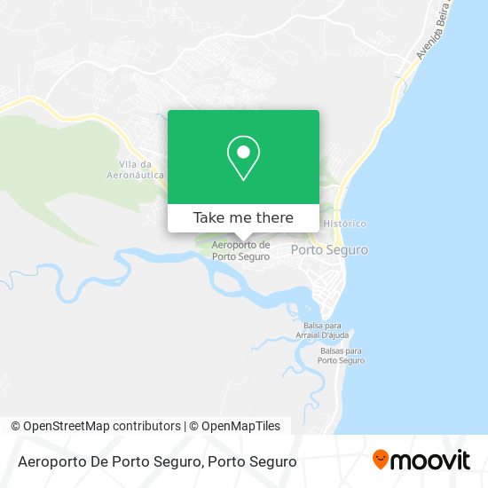 Mapa Aeroporto De Porto Seguro