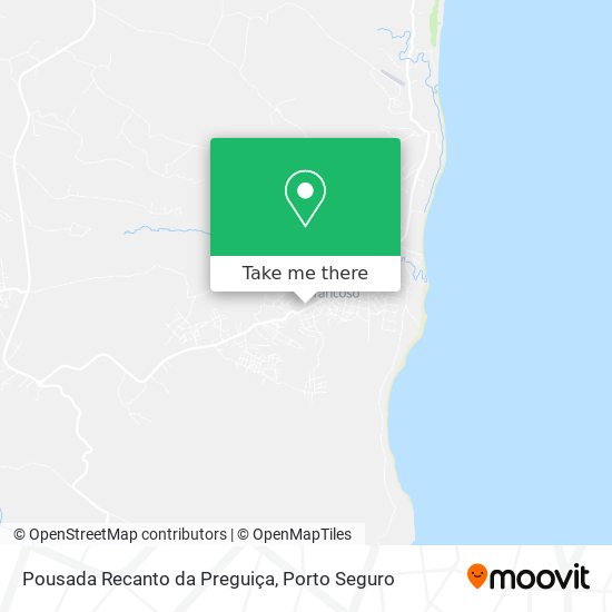 Pousada Recanto da Preguiça map