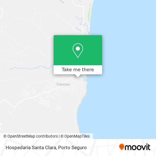 Mapa Hospedaria Santa Clara