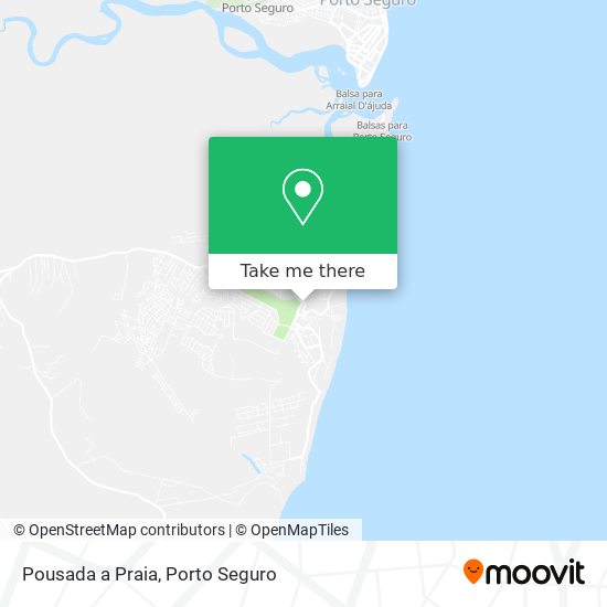 Pousada a Praia map