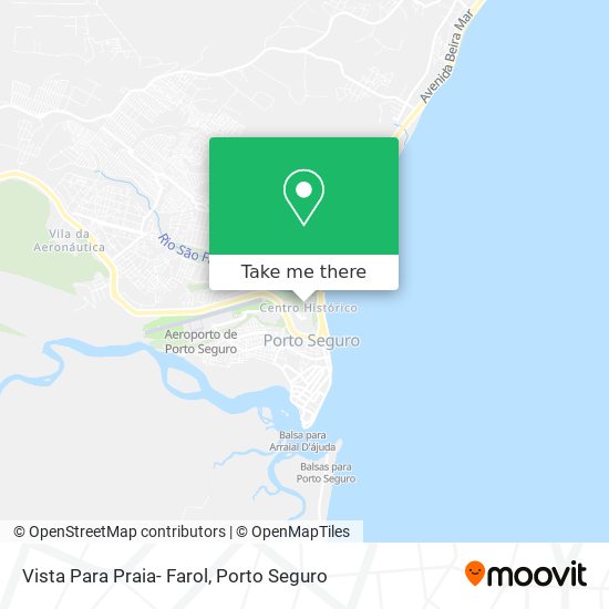 Vista Para Praia- Farol map