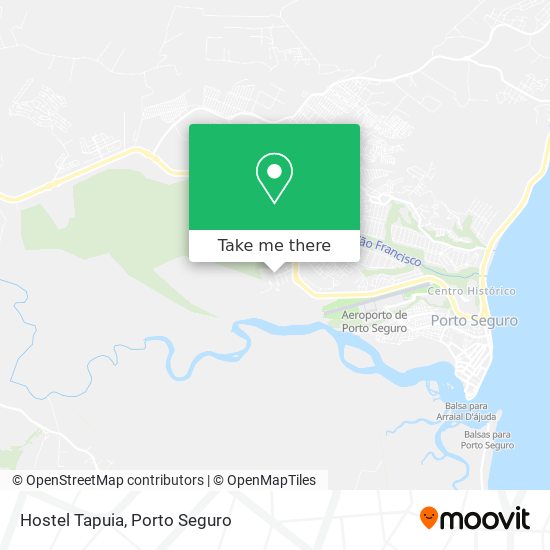 Mapa Hostel Tapuia