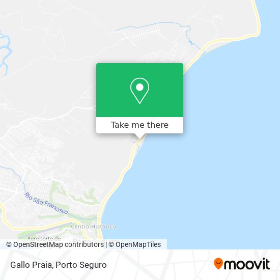 Mapa Gallo Praia