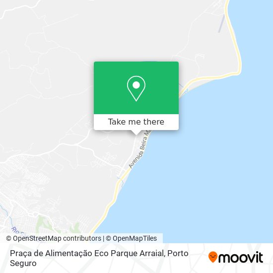 Praça de Alimentação Eco Parque Arraial map
