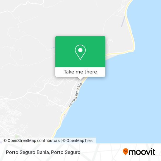 Mapa Porto Seguro Bahia