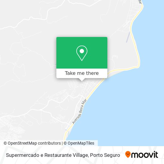 Mapa Supermercado e Restaurante Village