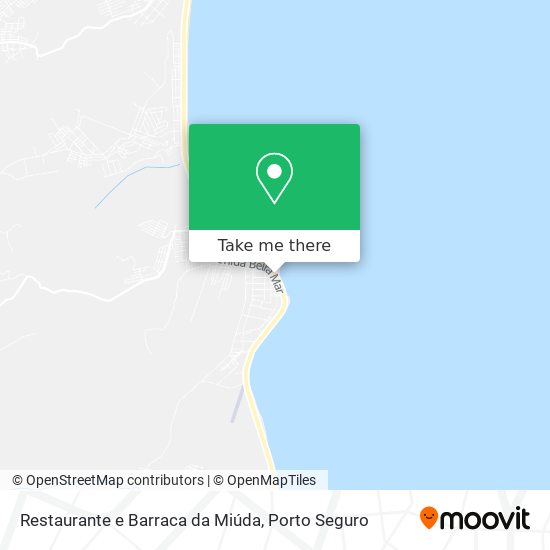 Mapa Restaurante e Barraca da Miúda
