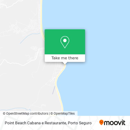 Mapa Point Beach Cabana e Restaurante
