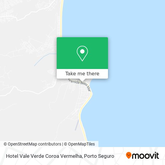 Mapa Hotel Vale Verde Coroa Vermelha