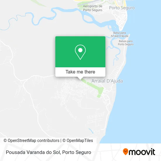 Pousada Varanda do Sol map