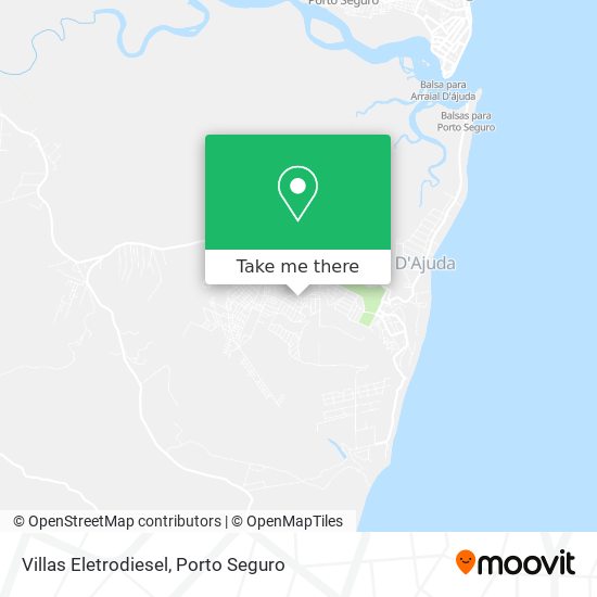Villas Eletrodiesel map