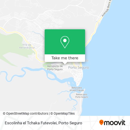 Escolinha el Tchaka Futevolei map