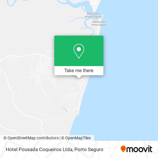 Hotel Pousada Coqueiros Ltda map