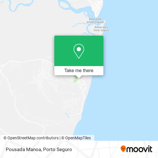 Pousada Manoa map