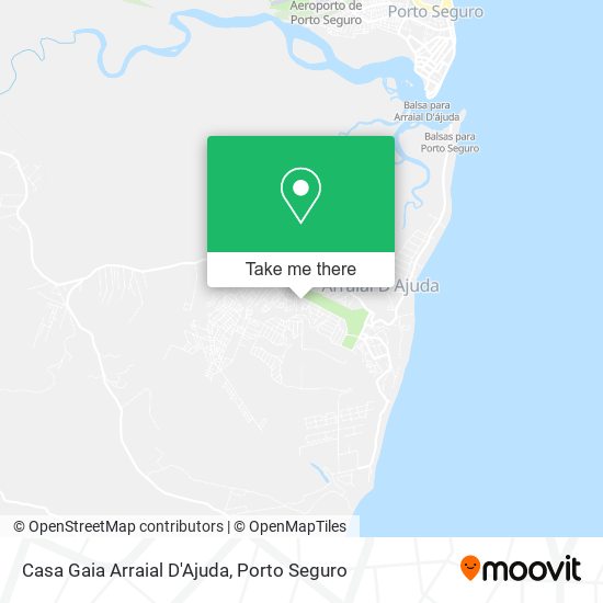 Casa Gaia Arraial D'Ajuda map