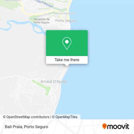 Bali Praia map