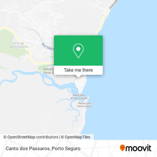 Canto dos Passaros map