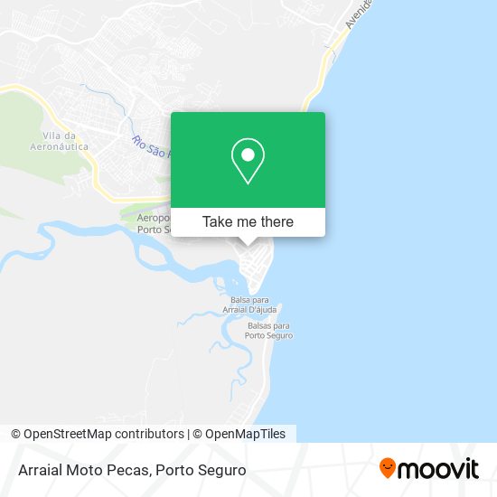 Arraial Moto Pecas map