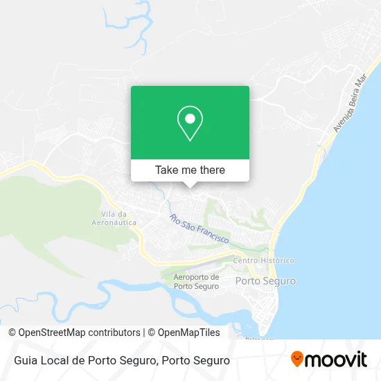 Guia Local de Porto Seguro map