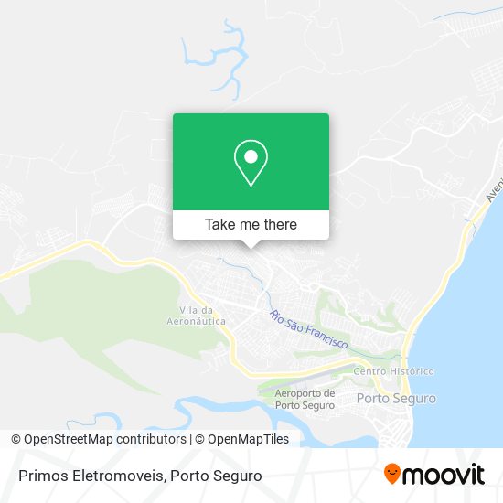 Primos Eletromoveis map