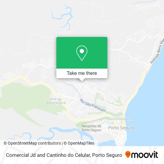 Comercial Jd and Cantinho do Celular map