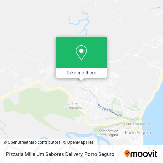 Pizzaria Mil e Um Sabores Delivery map