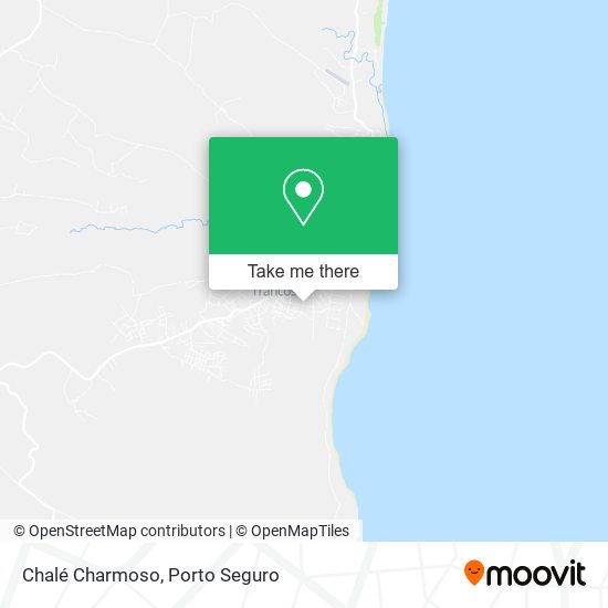 Chalé Charmoso map