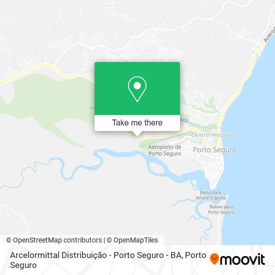 Arcelormittal Distribuição - Porto Seguro - BA map
