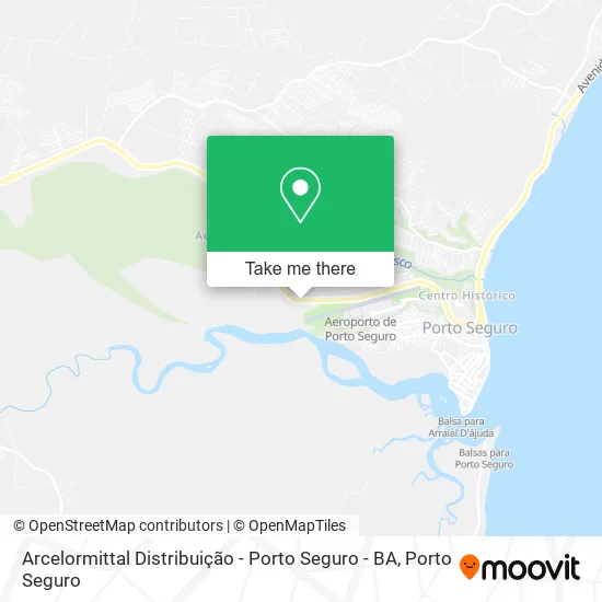Arcelormittal Distribuição - Porto Seguro - BA map