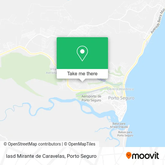 Iasd Mirante de Caravelas map