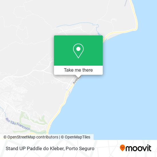 Stand UP Paddle do Kleber map