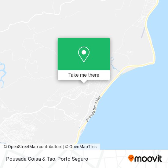 Pousada Coisa & Tao map