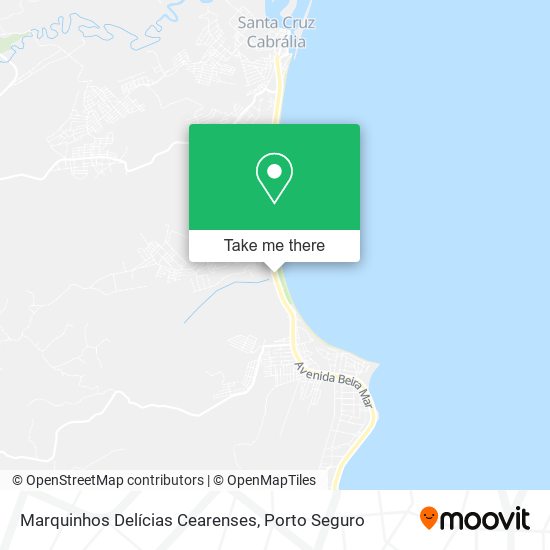 Marquinhos Delícias Cearenses map