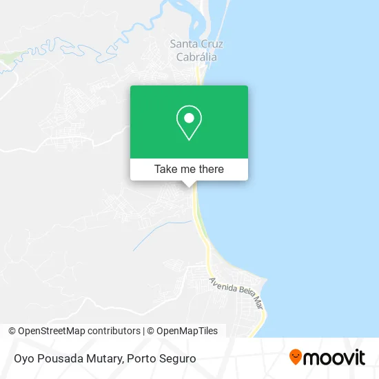 Oyo Pousada Mutary map