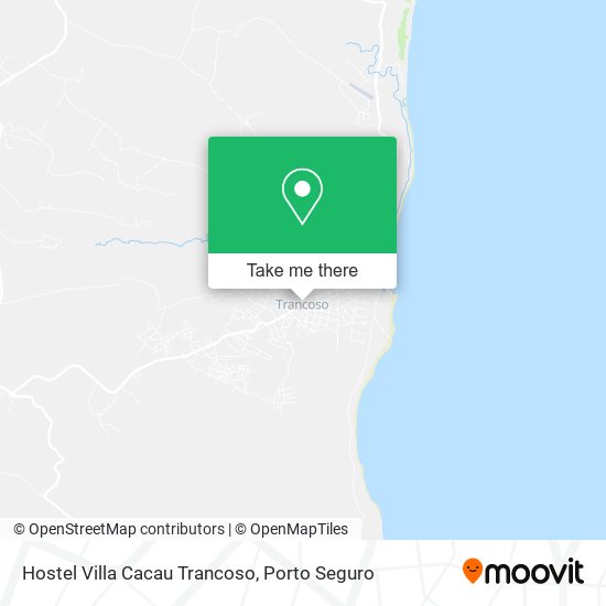 Hostel Villa Cacau Trancoso map