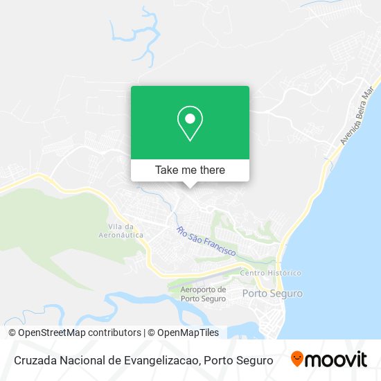 Cruzada Nacional de Evangelizacao map