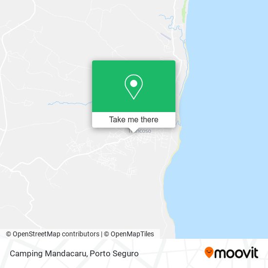 Mapa Camping Mandacaru