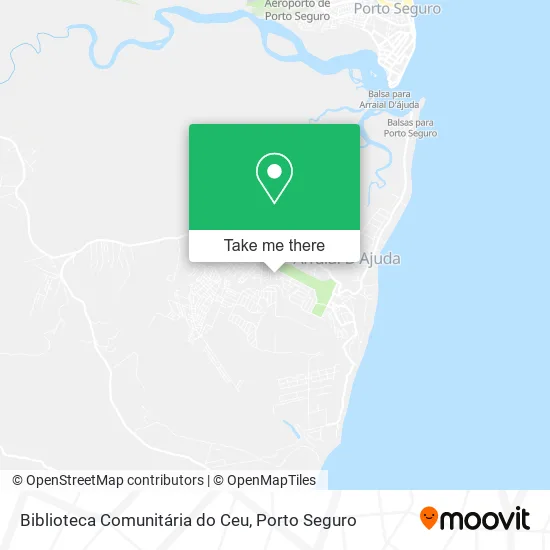 Biblioteca Comunitária do Ceu map