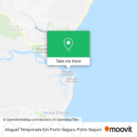 Aluguel Temporada Em Porto Seguro map