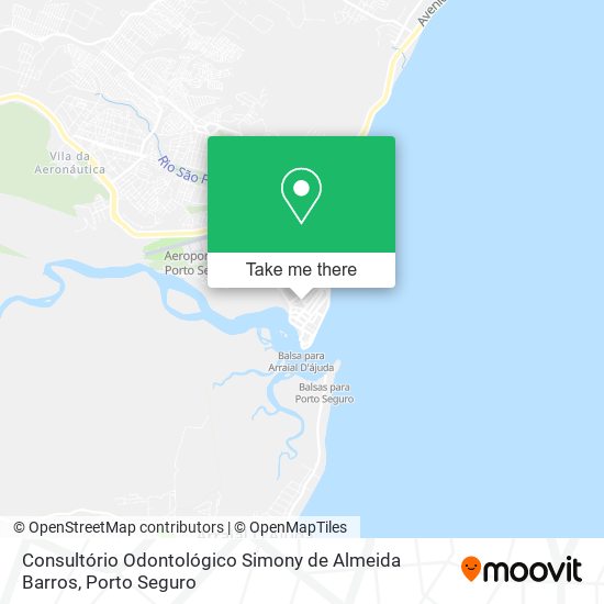 Mapa Consultório Odontológico Simony de Almeida Barros