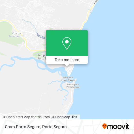 Cram Porto Seguro map
