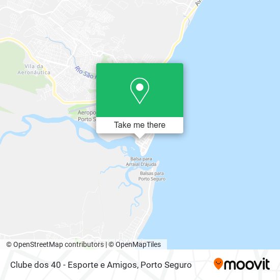 Clube dos 40 - Esporte e Amigos map