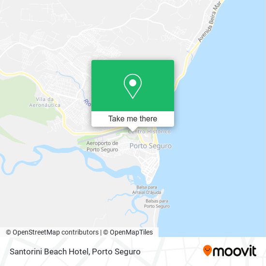 Santorini Beach Hotel map
