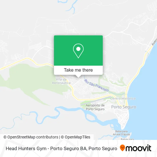 Head Hunters Gym - Porto Seguro BA map